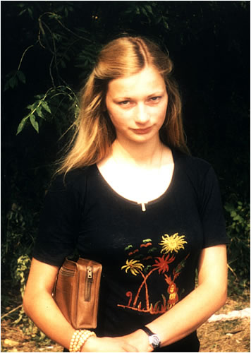 Roselyne Gaude en Meuse, été 1976
