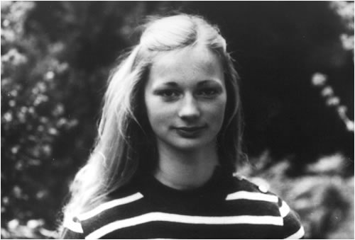 Roselyne Gaude à Nancy, printemps 1977